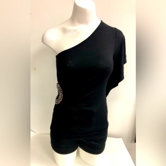 Moa Moa Tops - MOA MOA ONE SHOULDER BLOUSE in size medium